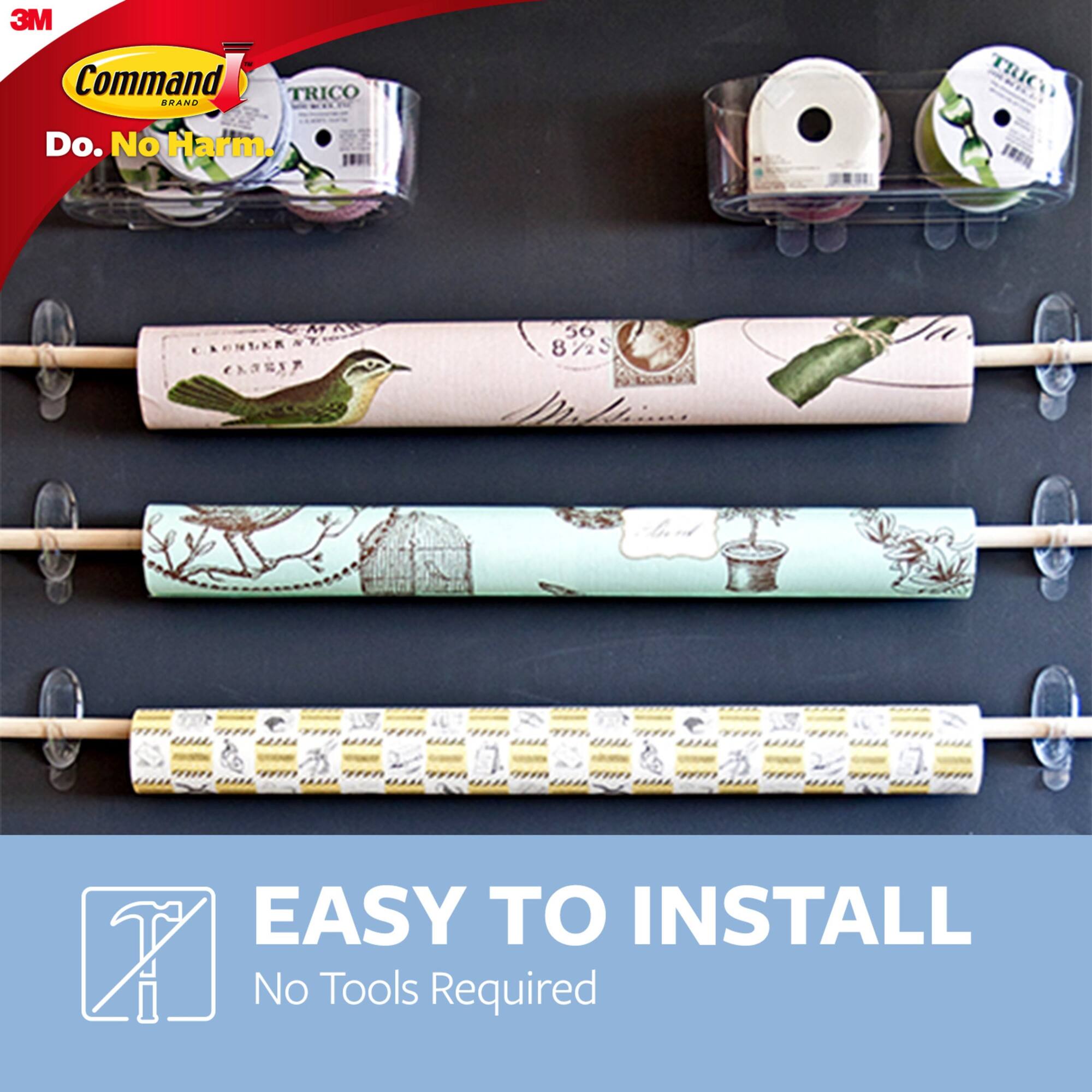 Command™ Outdoor Clear Medium Window Hooks Value Pack